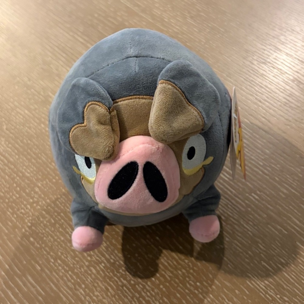 2023 Jazwares Pokemon 8" LECHONK Plush (NEW NWT) Stuffed Animal Toy Soft Hog Pig